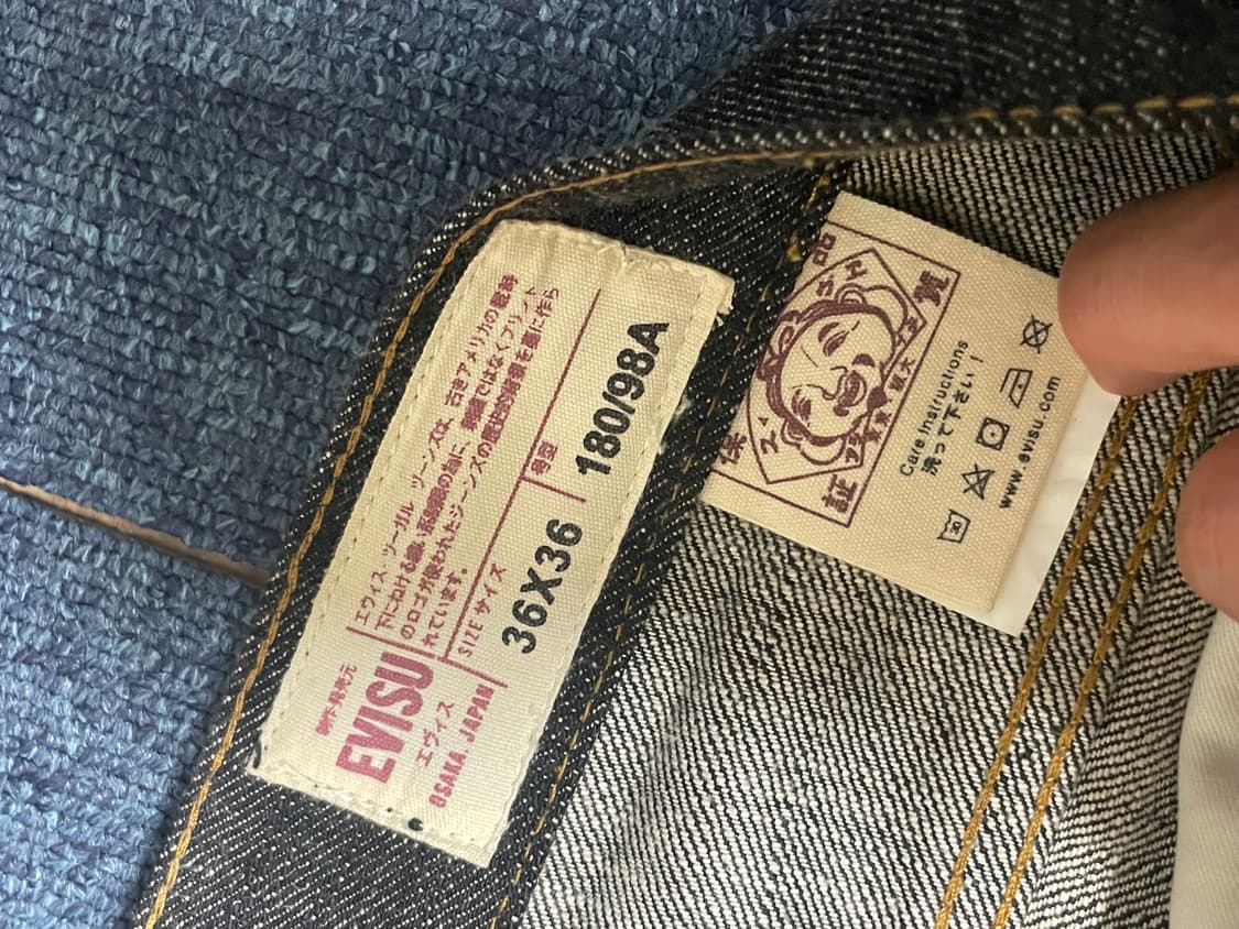 에비수 멀티포켓 셀비지 팬츠 36x36 상품이미지3