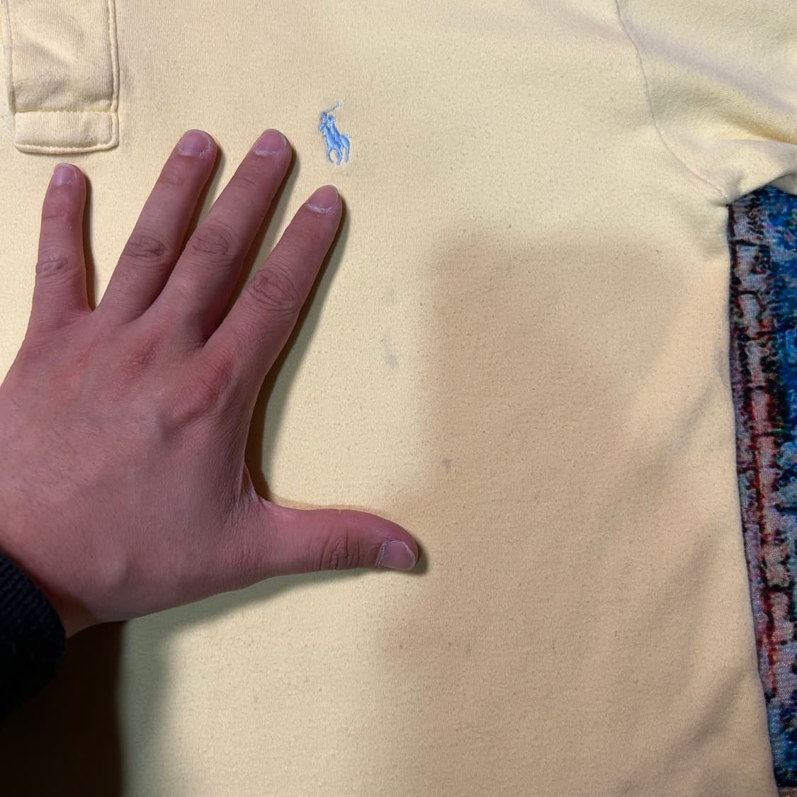 [S] 폴로 랄프로렌 옐로우 카라 반팔 상품이미지2