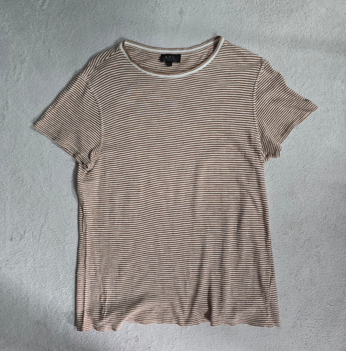 A.P.C. 스트라이프 반팔 티셔츠 M사이즈 상품이미지1