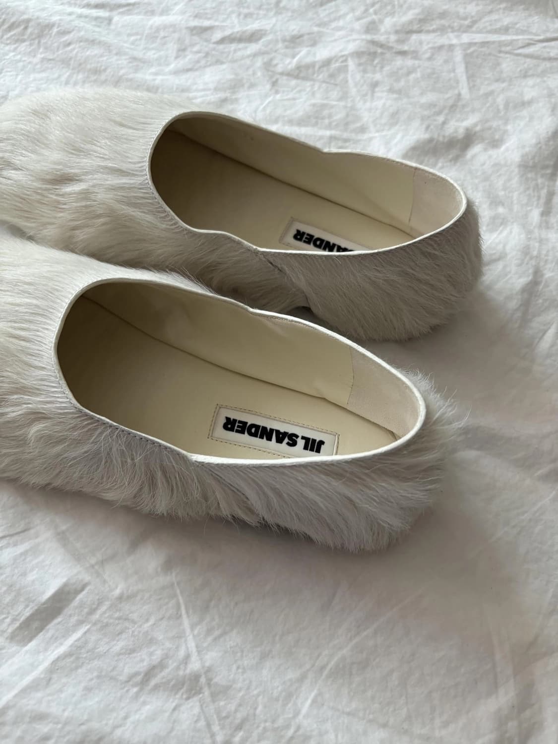 Jil sander 질샌더 카프 헤어 플랫 슬리퍼 상품이미지3
