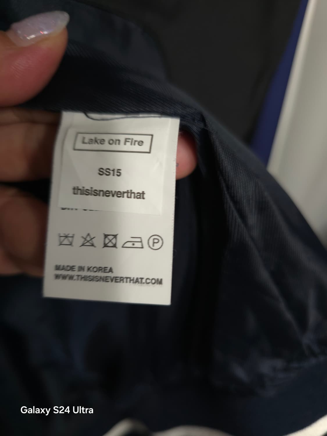 디스이즈네버댓 프린팅 블루종 S ✨️정품✨️
 상품이미지7