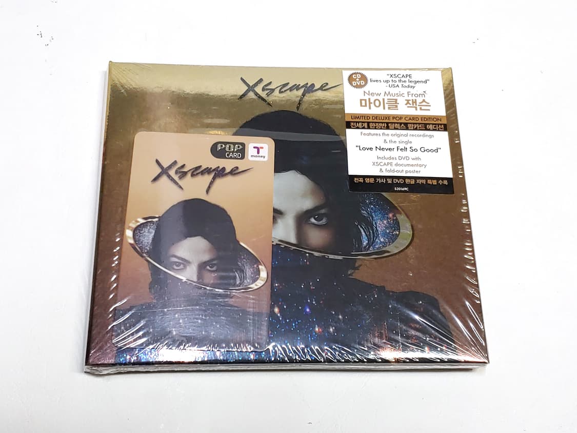 마이클 잭슨 Xscape 딜럭스 CD+DVD 팝카드 한정판 (미개봉) 상품이미지1