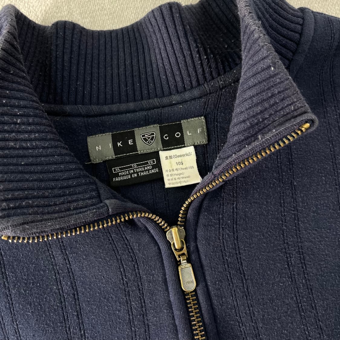 105 나이키 골프 스트라이프 반집업 맨투맨 상품이미지3