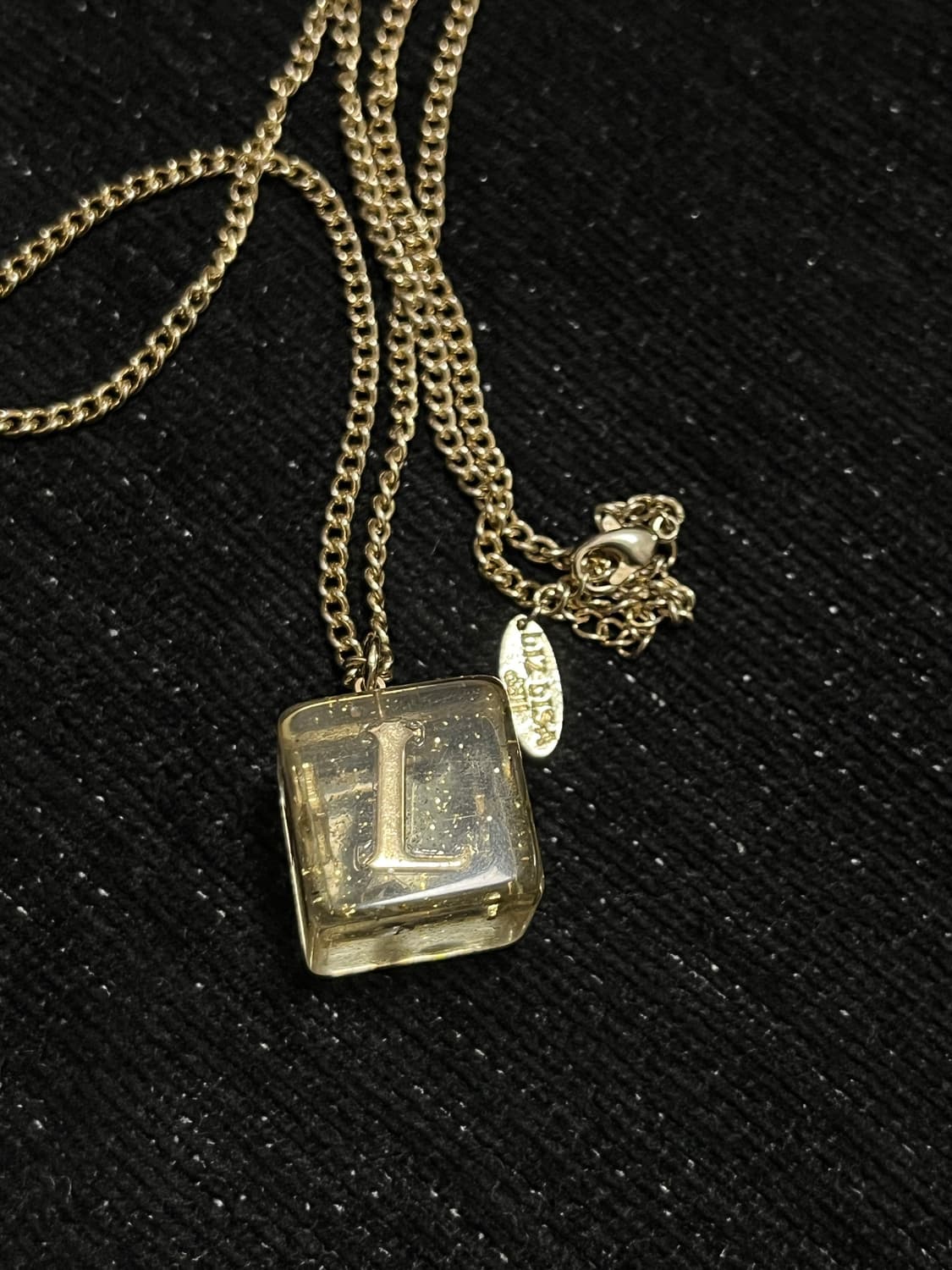 LIZ LISA doll 레진 큐브 목걸이 상품이미지1