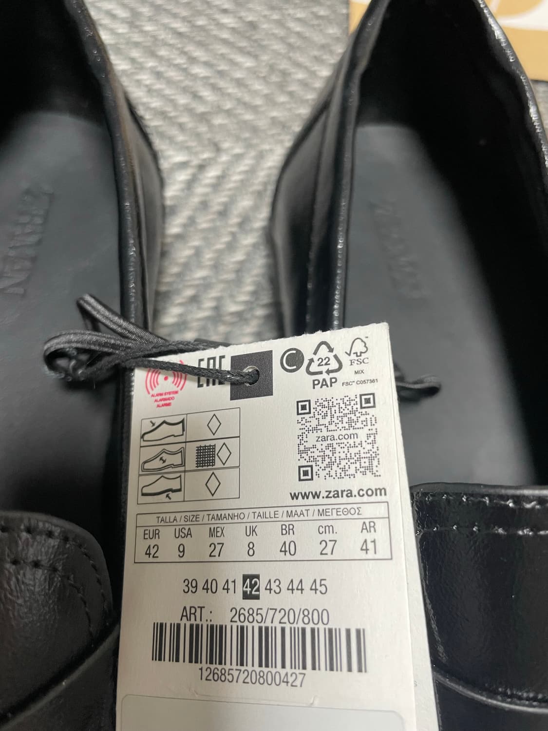 자라 맨 셔링 페니 로퍼 42사이즈 상품이미지5