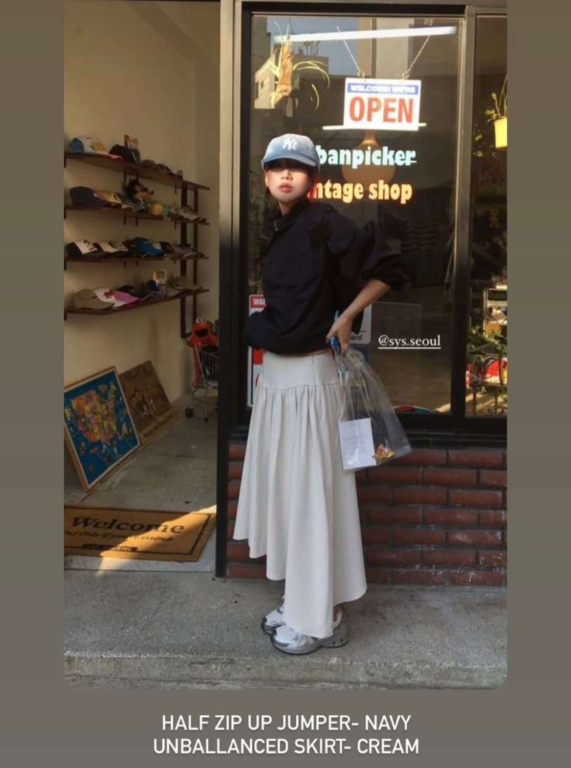 SYS UNBALLANCED SKIRT  상품이미지10