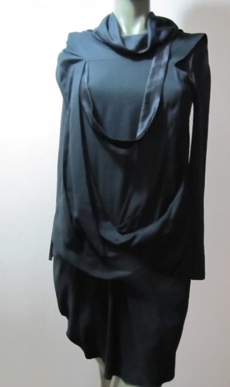 탱거스 블랙 특이한 원피스 55. 세탁완료 상품이미지2