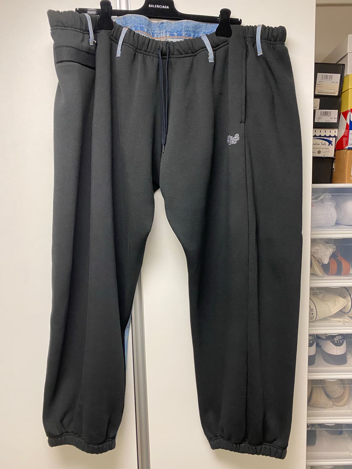 [L] 블레스 bless 오버조깅진 검청 판매합니다 상품이미지1