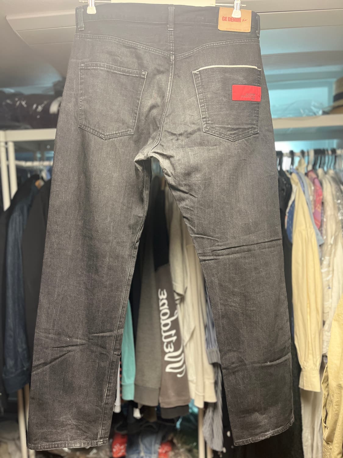 굿이너프 프라그먼트 흑청 데님 34 상품이미지2