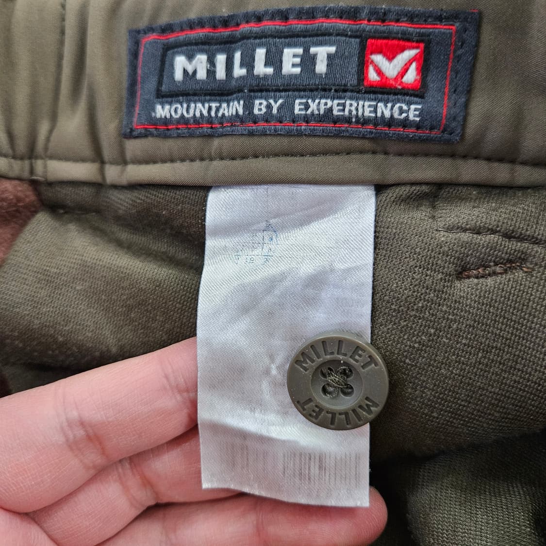 [실측확인] 밀레 기능성 기모 등산 팬츠 0121Y2 상품이미지5