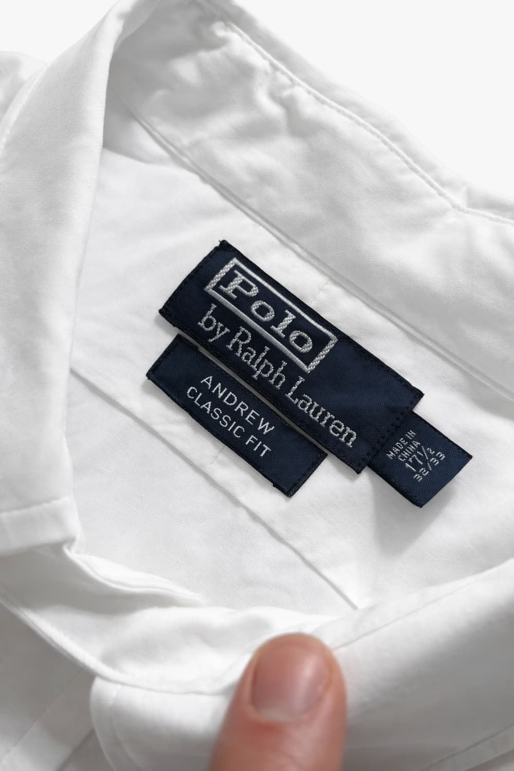 90s 폴로 랄프로렌 화이트 드레스 셔츠 17.5(108~110) 상품이미지6