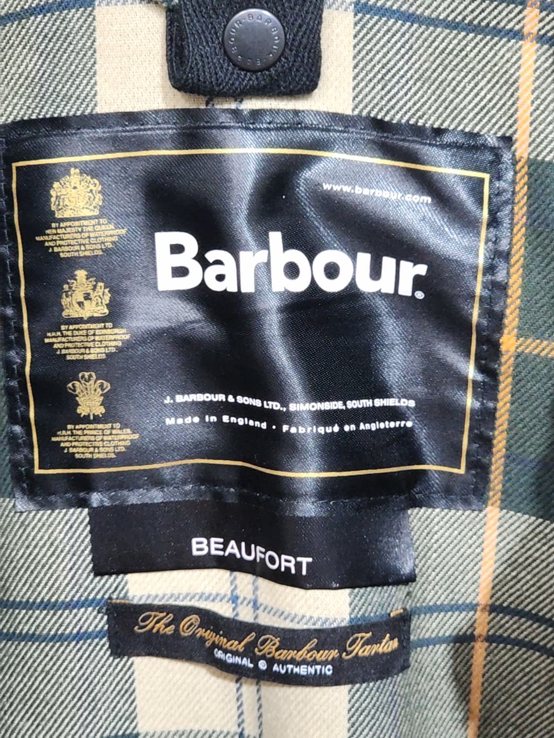 (M) 바버 뷰포트 왁스자켓 올리브그린 왁싱점퍼  상품이미지3