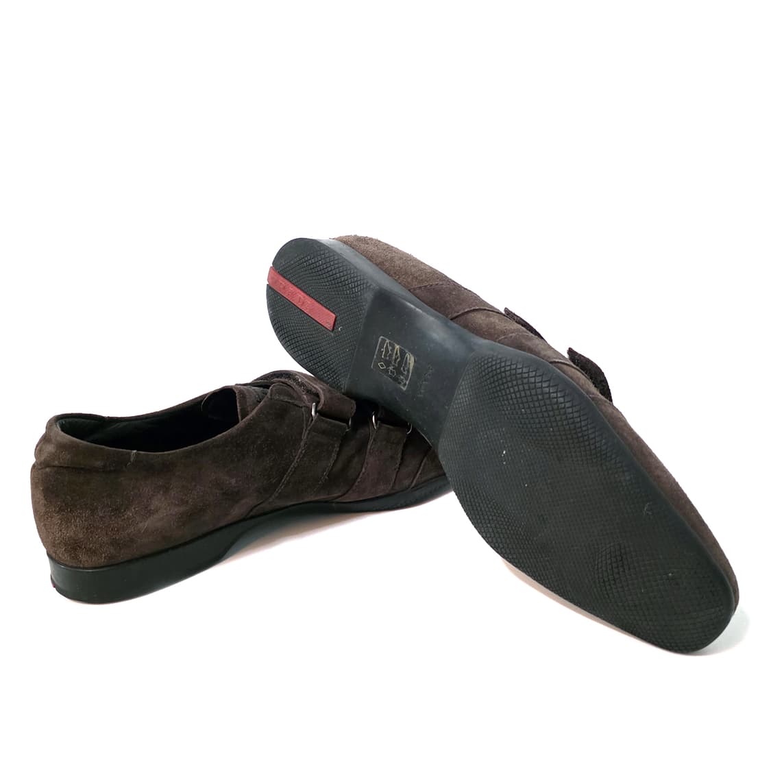 [UK7] 프라다 더블스트랩 로퍼 다크 브라운 상품이미지5