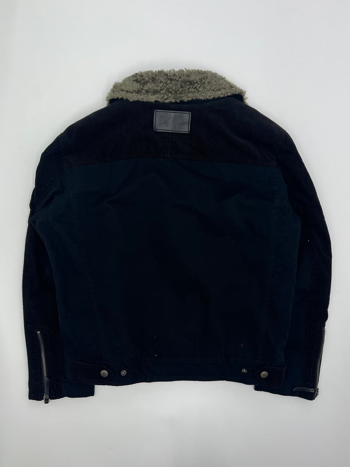 SMEX JEANS 블랙 무스탕 자켓 상품이미지3