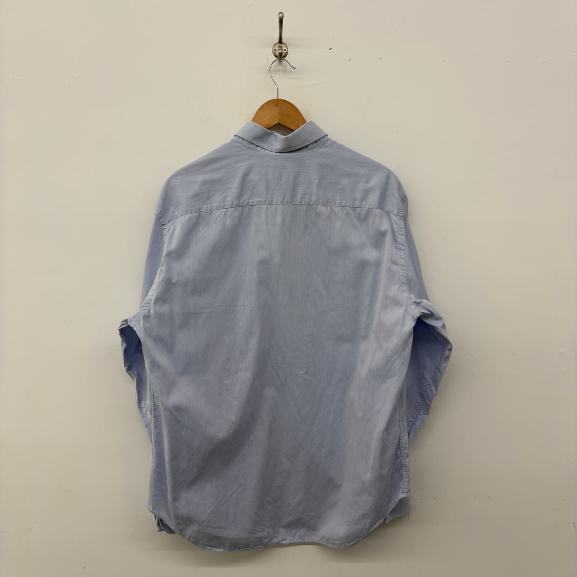 알마니 스트라이프 긴팔 셔츠 하늘색 남성 XL 상품이미지6