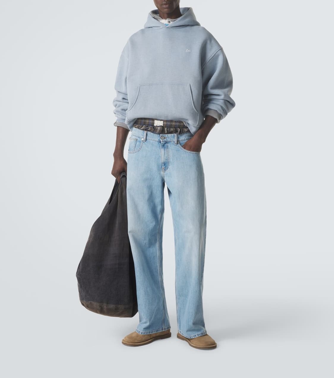 [XL]이알엘 ERL 26ss 로고 후드티/블루 상품이미지4