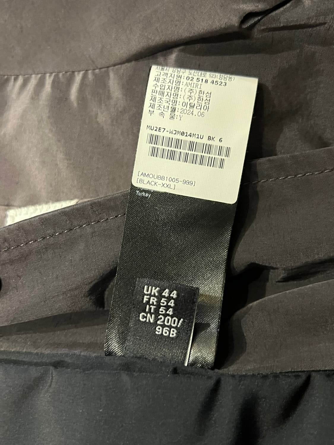 24FW [2XL] 아미리 썬 페이디드 아치 로고 봄버 자켓 상품이미지9