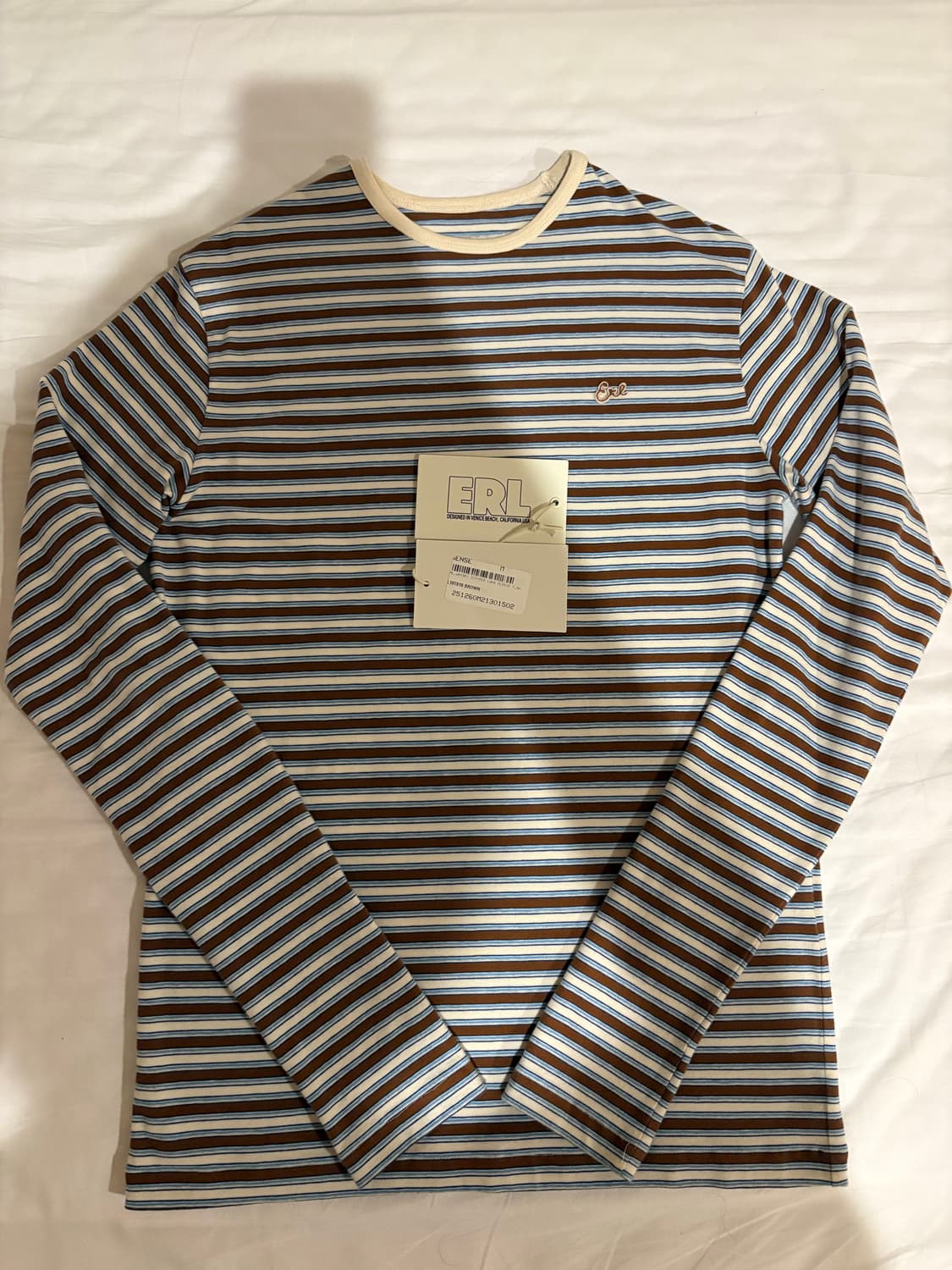 (m) ERL 스트라이프 롱슬리브 티셔츠 상품이미지5