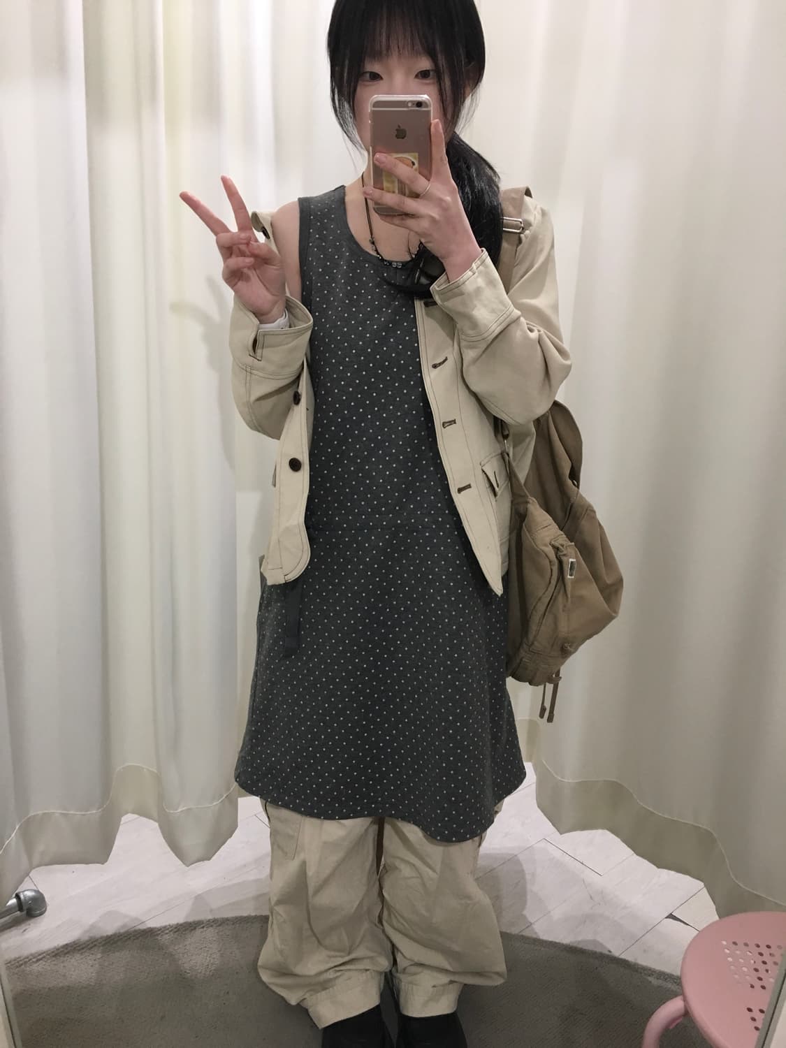 Dot sleeveless onepiece 상품이미지5