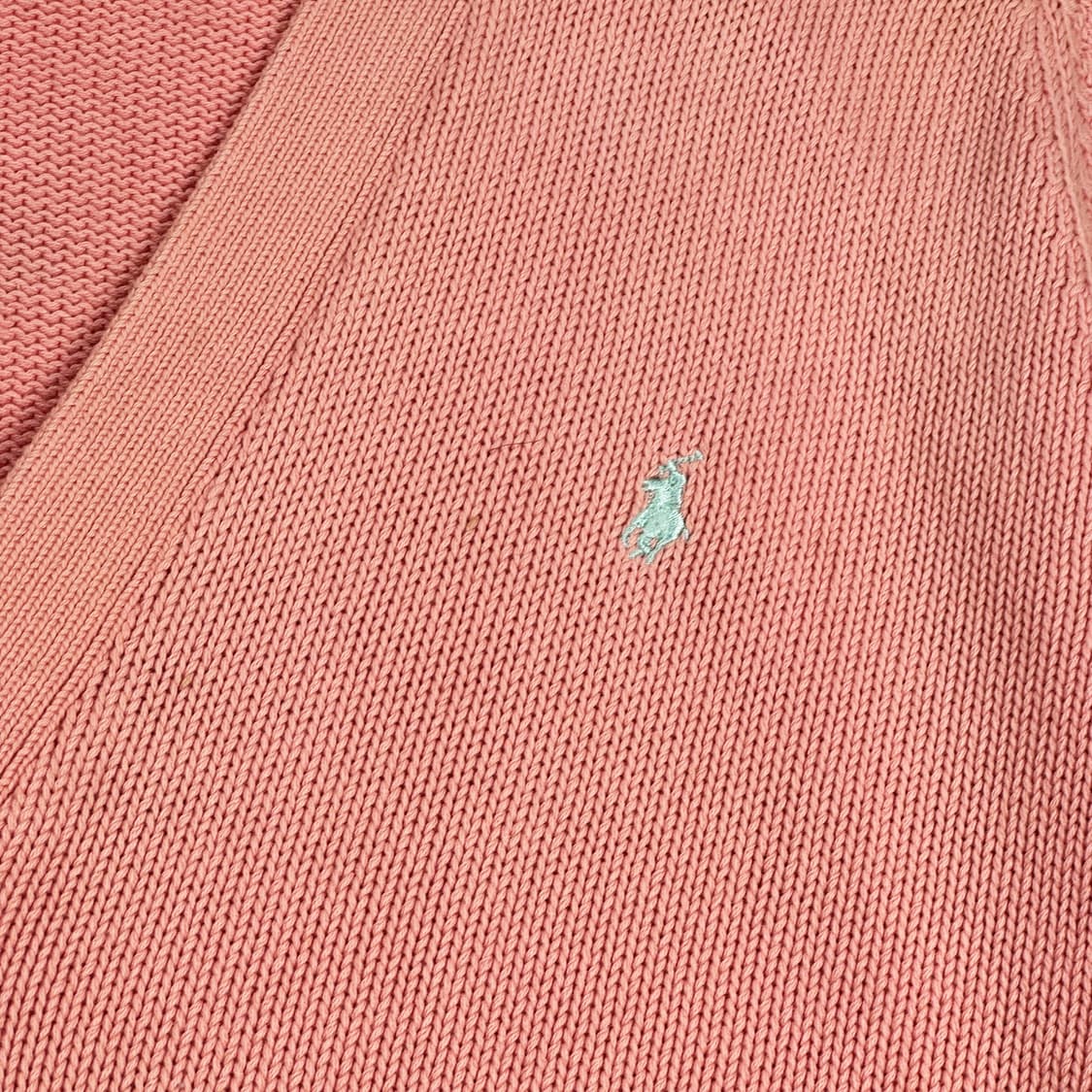 폴로 랄프로렌 포니 연핑크 니트 가디건 (L) 상품이미지3