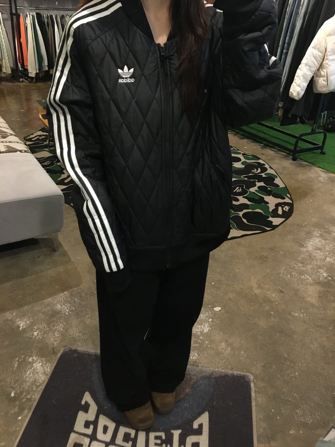아디다스 퀄티드 패딩점퍼 L 상품이미지4
