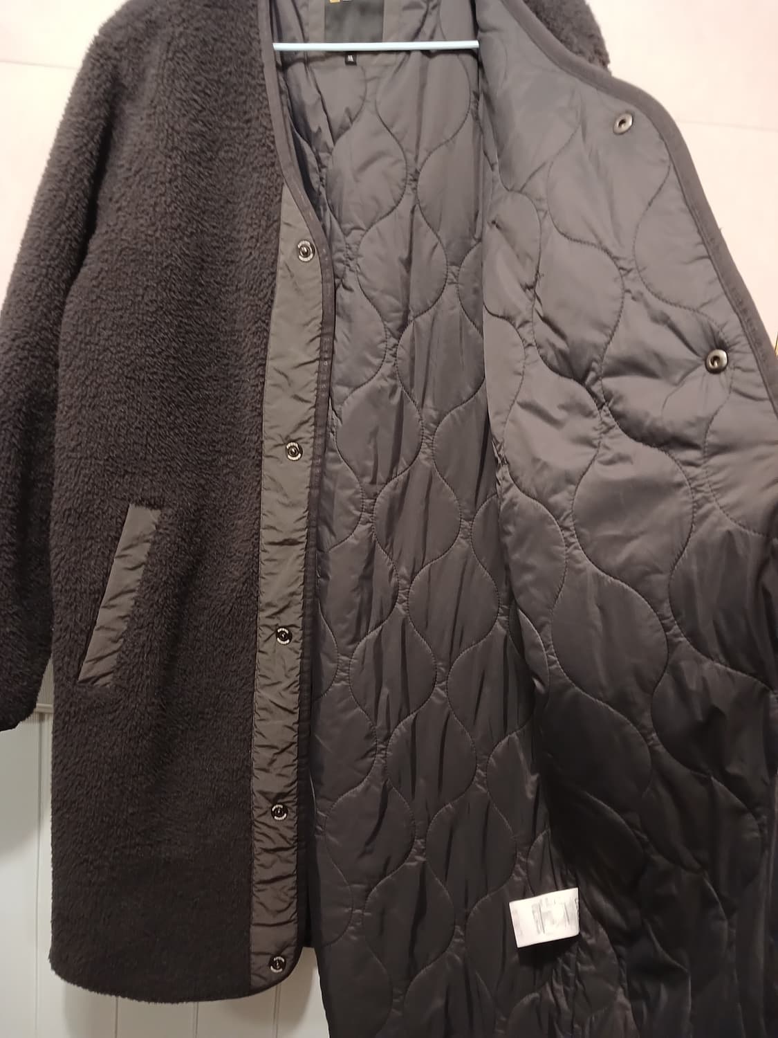 내셔널지오그래픽 정품 남성 뽀글이 롱 가디건 105 (XL) 사이즈 상품이미지4