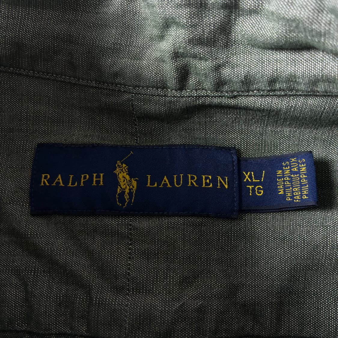 Polo  폴로 랄프로렌 자수 코튼 카키 셔츠  상품이미지4