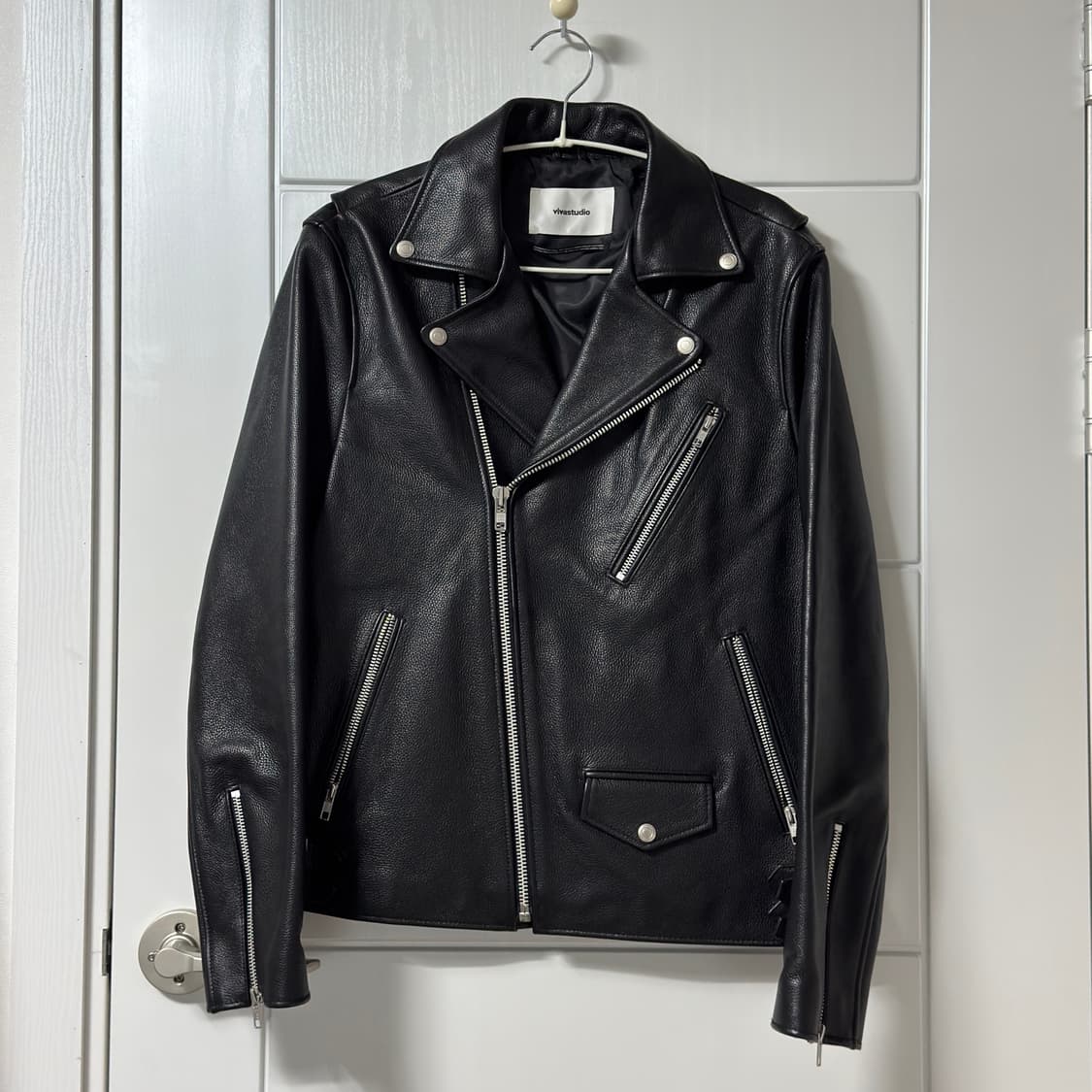 비바스튜디오 클래식 라이더 가죽 자켓 상품이미지3