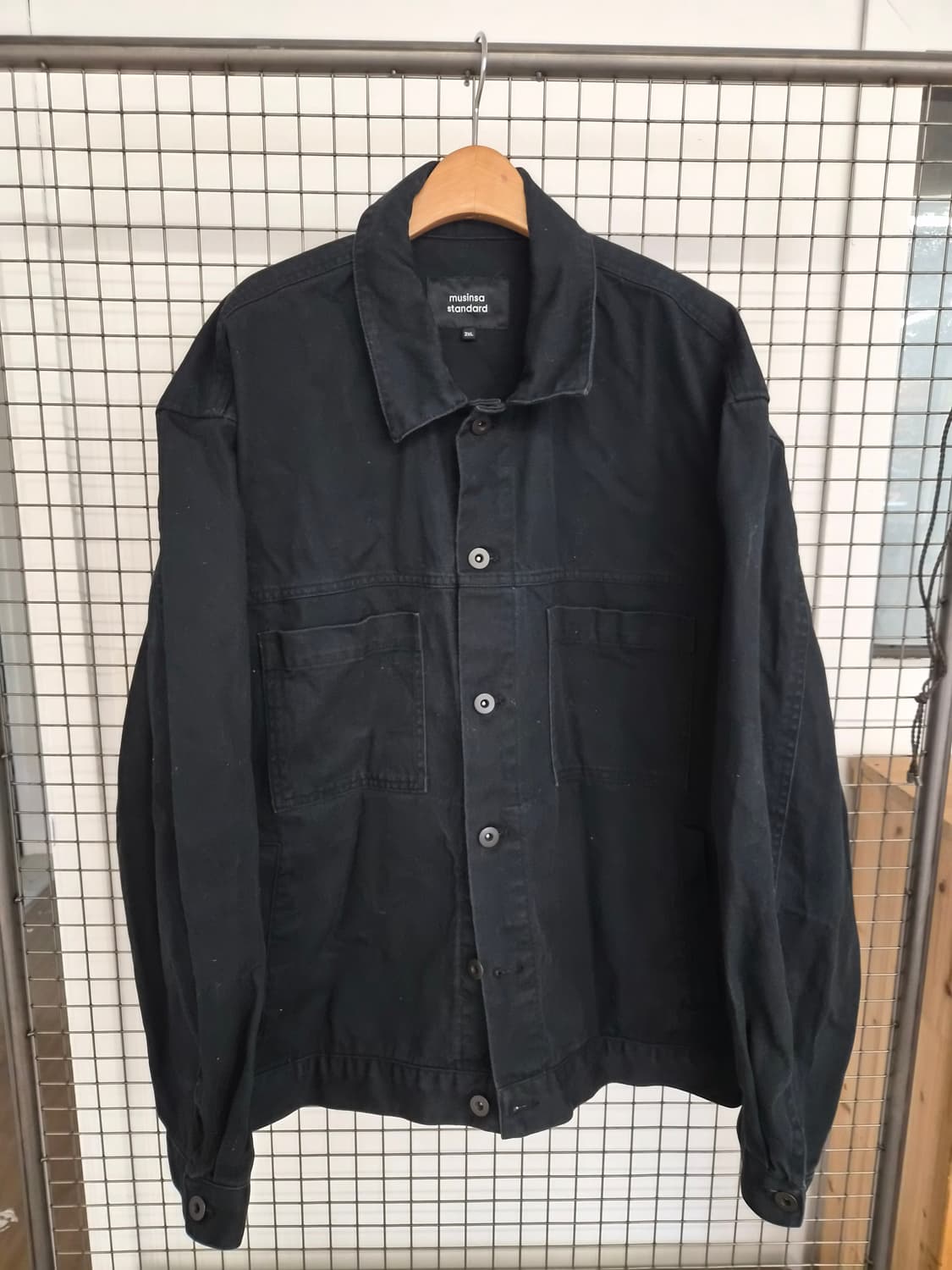 2XL) 무신사 스탠다드 릴렉스드 코튼 트러커 팝니다 상품이미지1