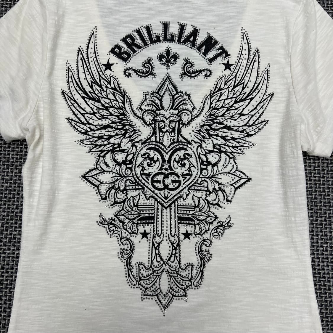 에고이스트 고딕펑크갸루 브이넥 반팔 상품이미지2