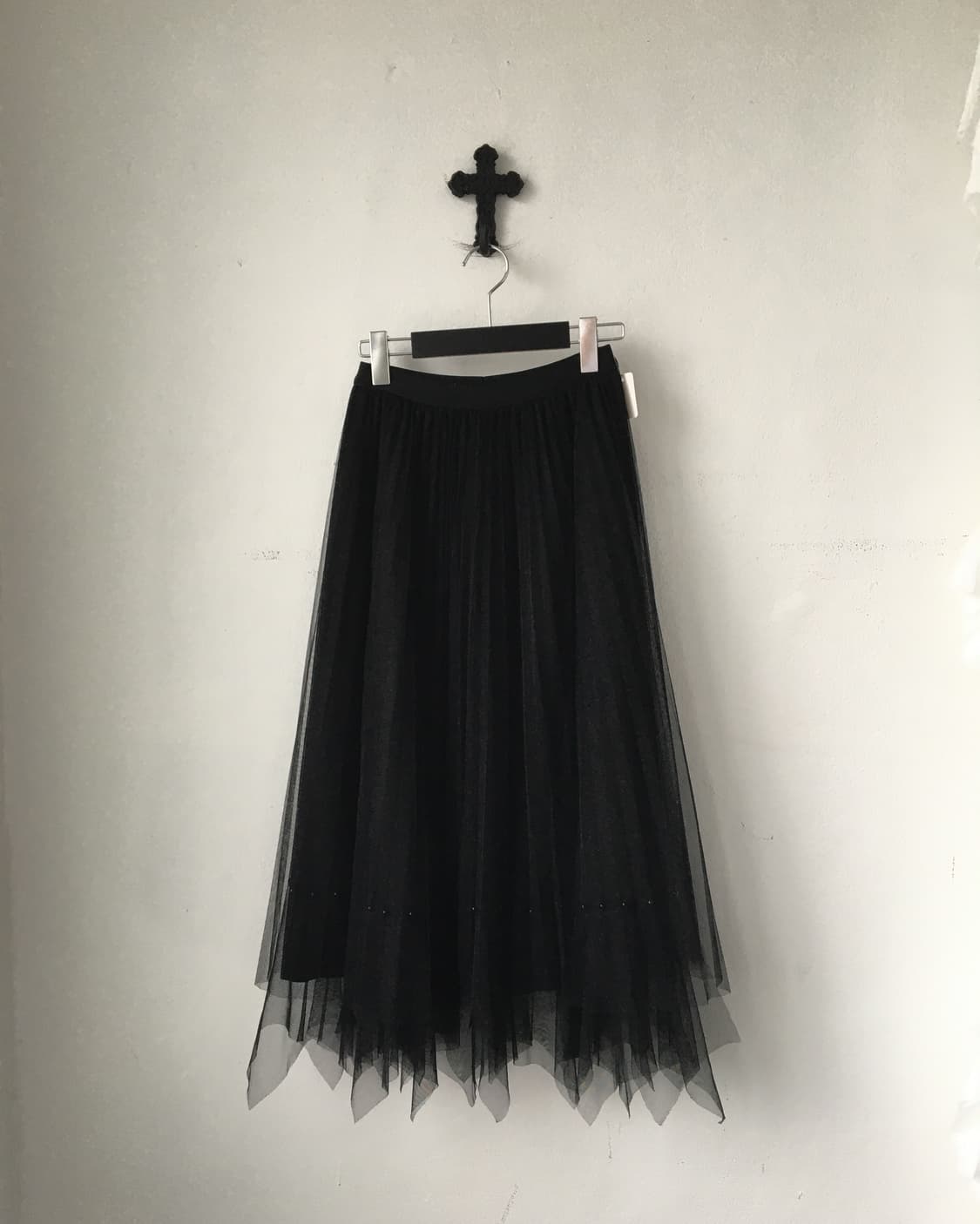 Unbalanced sha long skirt 상품이미지1
