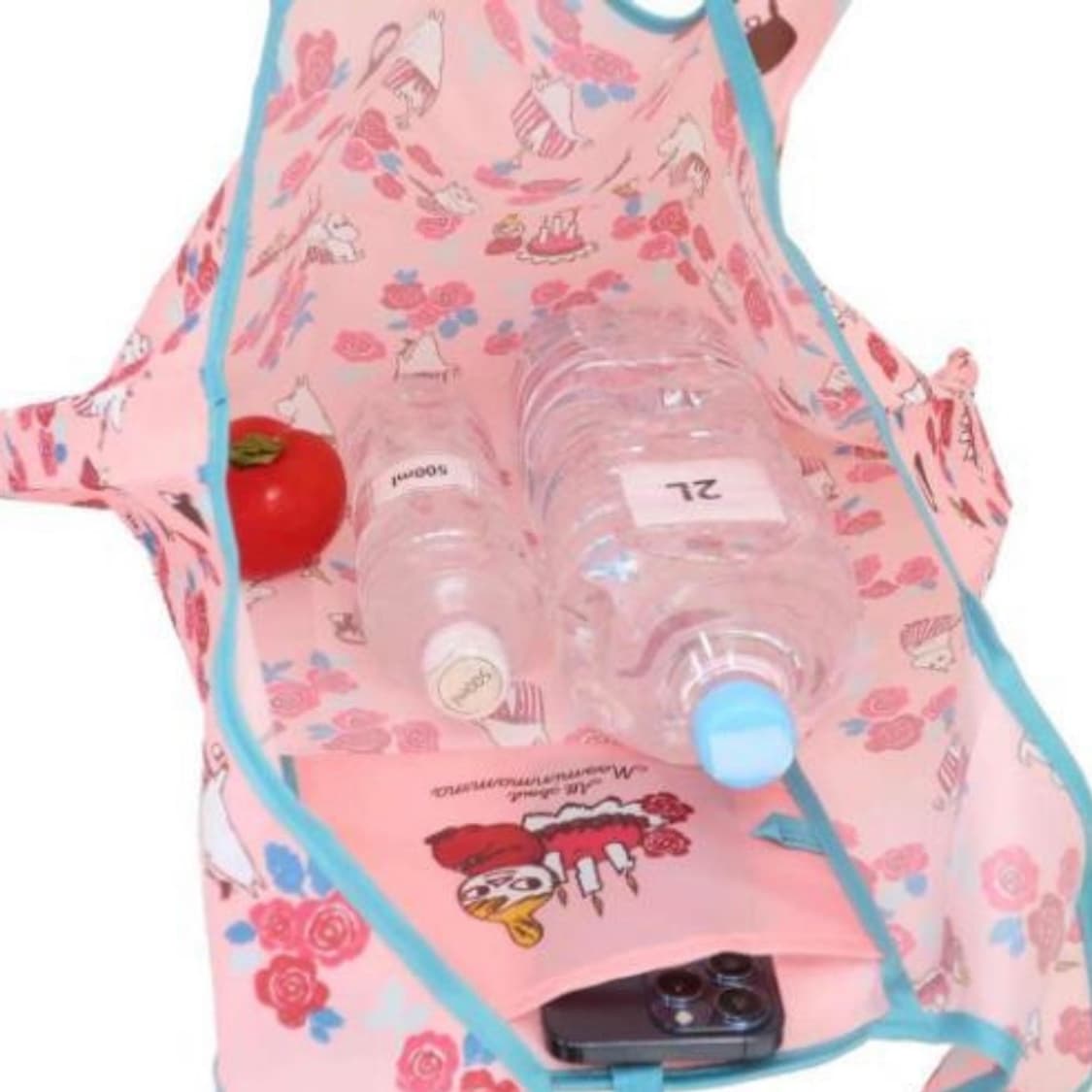 무민 접이식 에코백 빅사이즈 장바구니 베이지 상품이미지5