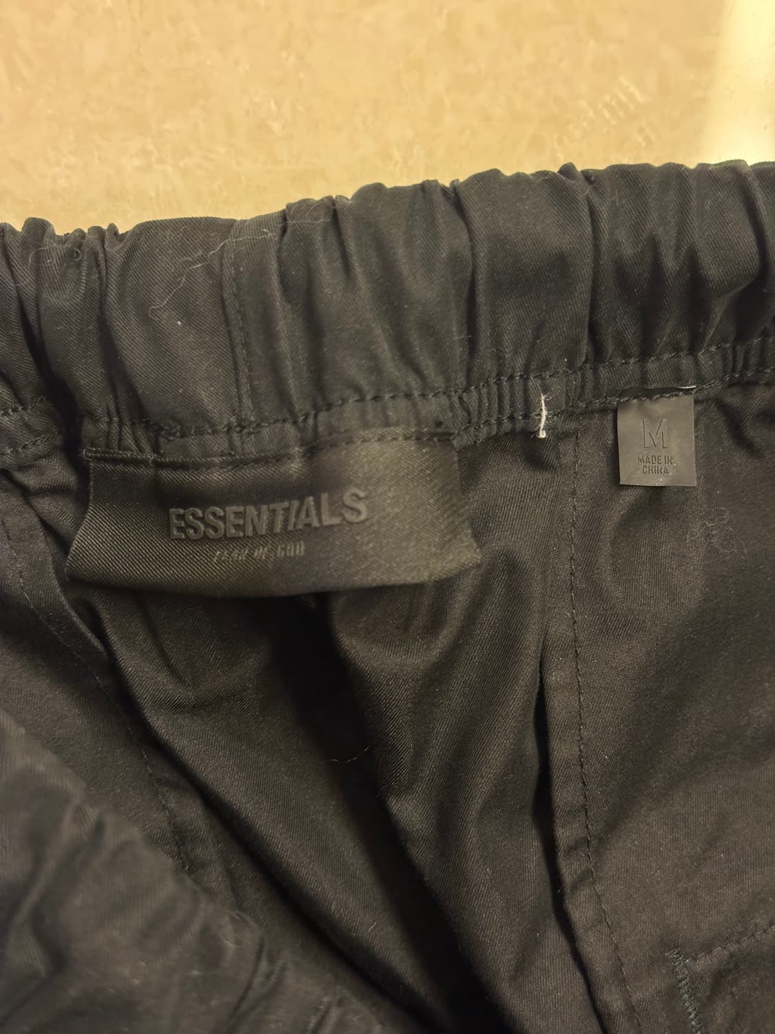 [M] FOG 에센셜  THE BLACK 컬렉션 릴렉스드 트라우저 블랙  상품이미지5