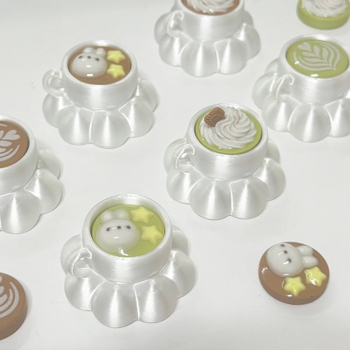 버블 라떼 클리커 클릭커 키캡 키링 피젯토이 상품이미지1