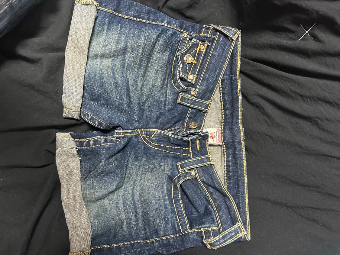 트루릴리젼 롤업 로우라이즈 숏팬츠 상품이미지2