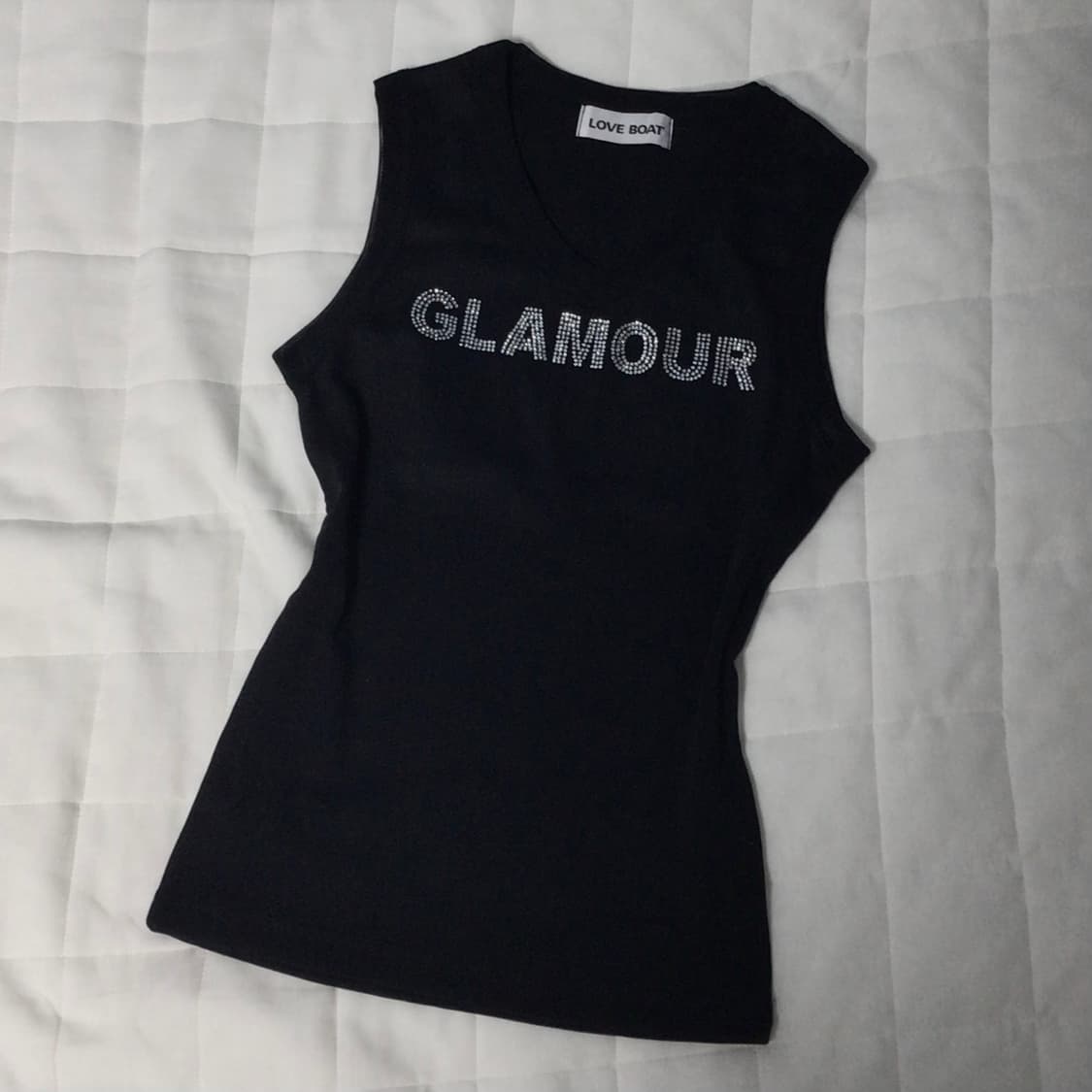 vintage glitter sleeveless tank top 상품이미지1