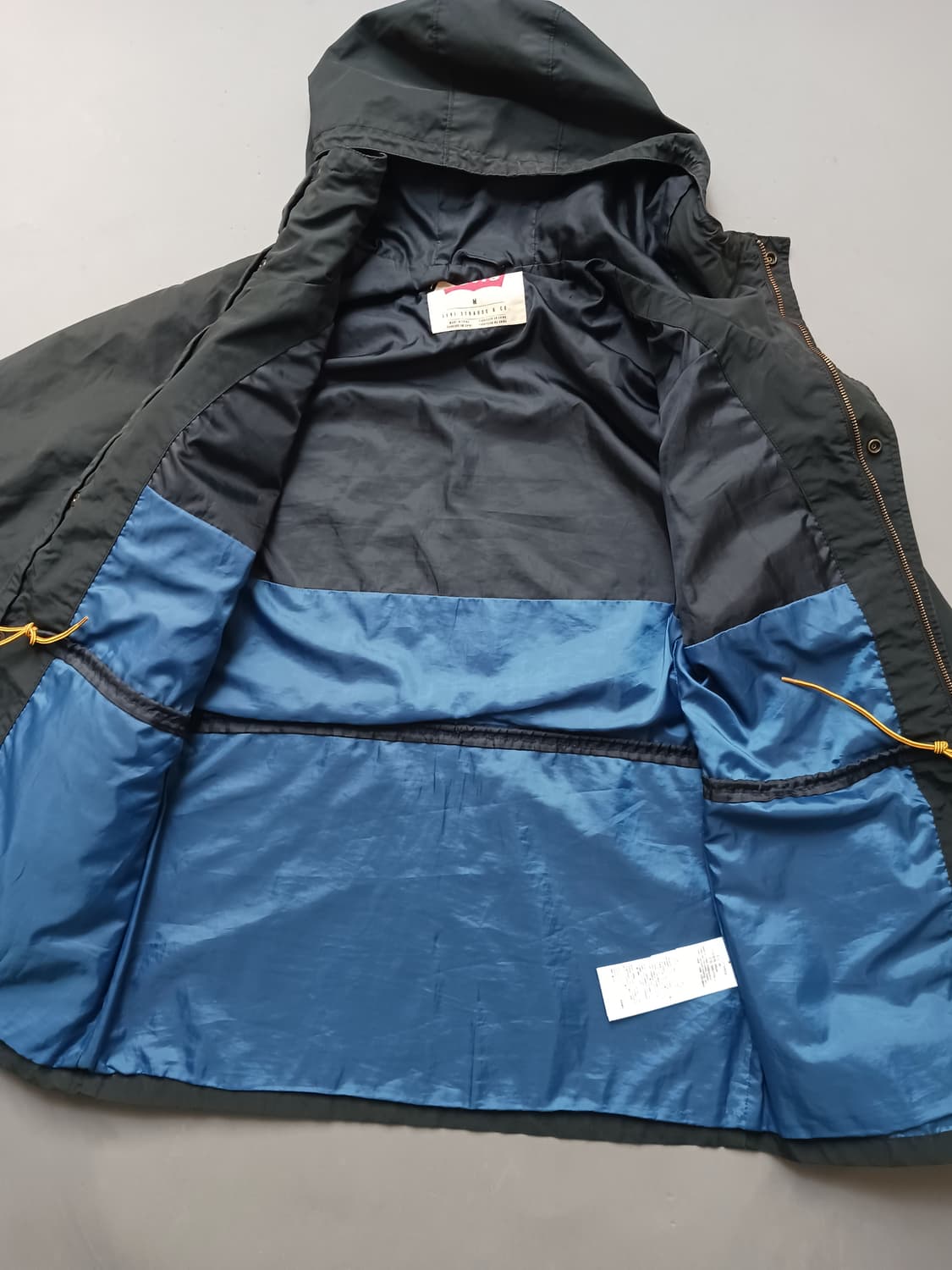 [M] 리바이스 야상 후드 바람막이 필드 자켓 블랙 상품이미지5