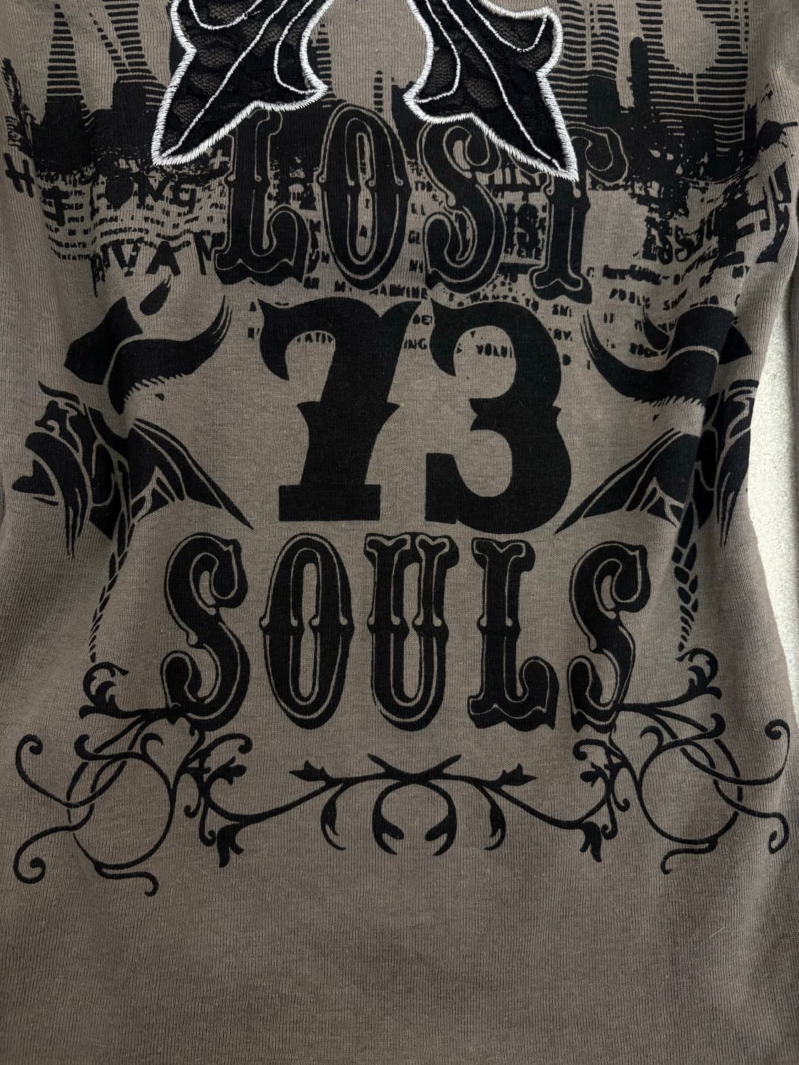 mkr 카키 y2k 시스루 롱슬리브 상품이미지3