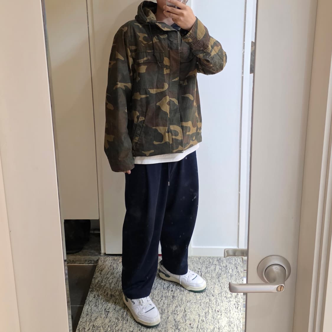 카모 자켓 카모 야상 자켓 105 밀리터리 자켓 자라 zara 자켓 XL 상품이미지3