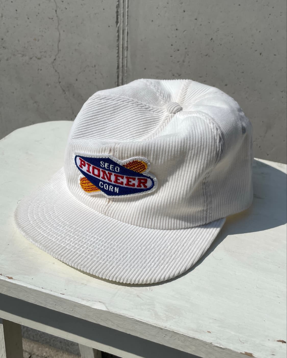 80s Piomeer seed corn 코듀로이 6패널 캡 상품이미지1