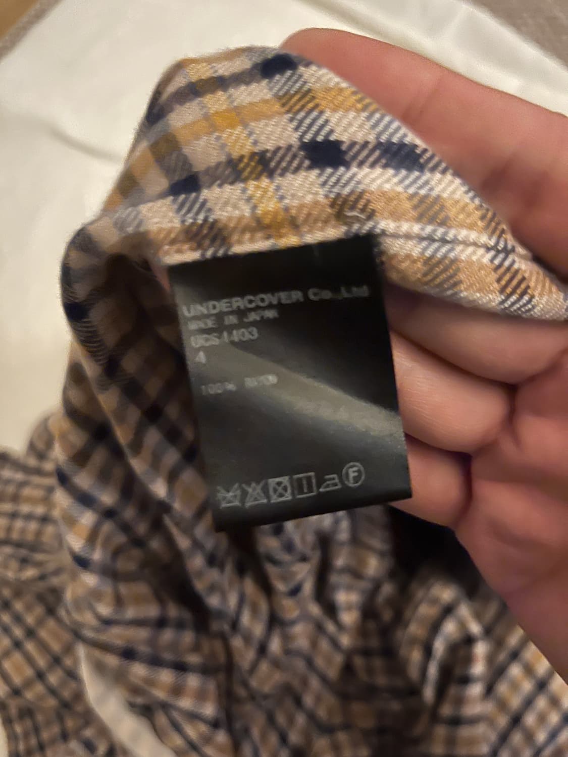 언더커버 플란넬 체크셔츠 4 사이즈 상품이미지4