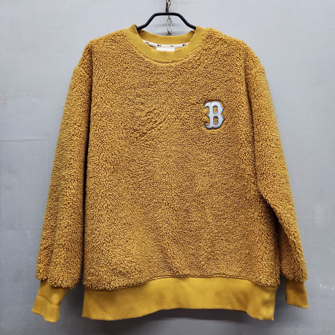 MLB 보스턴 빅로고 뽀글이 오버핏 맨투맨 S(L) 상품이미지2