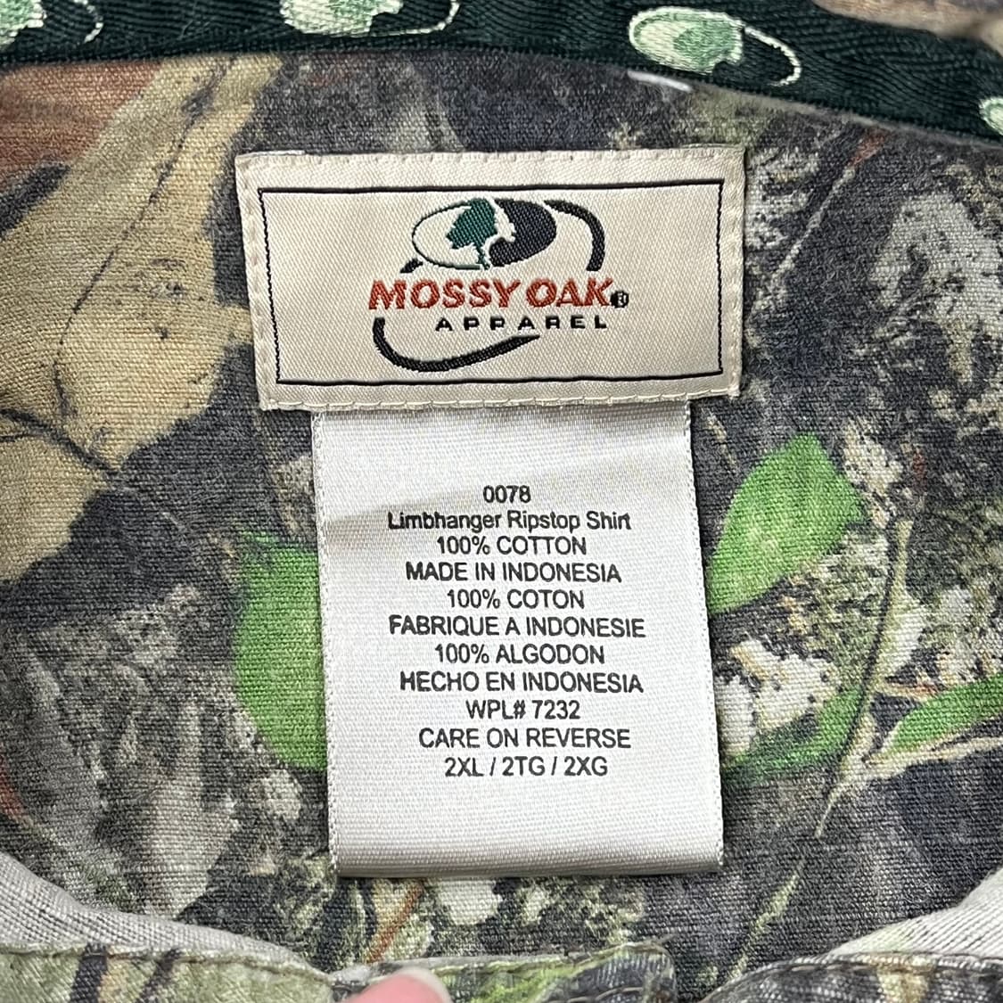 모시오크 리얼트리 헌팅셔츠 s09514 상품이미지6