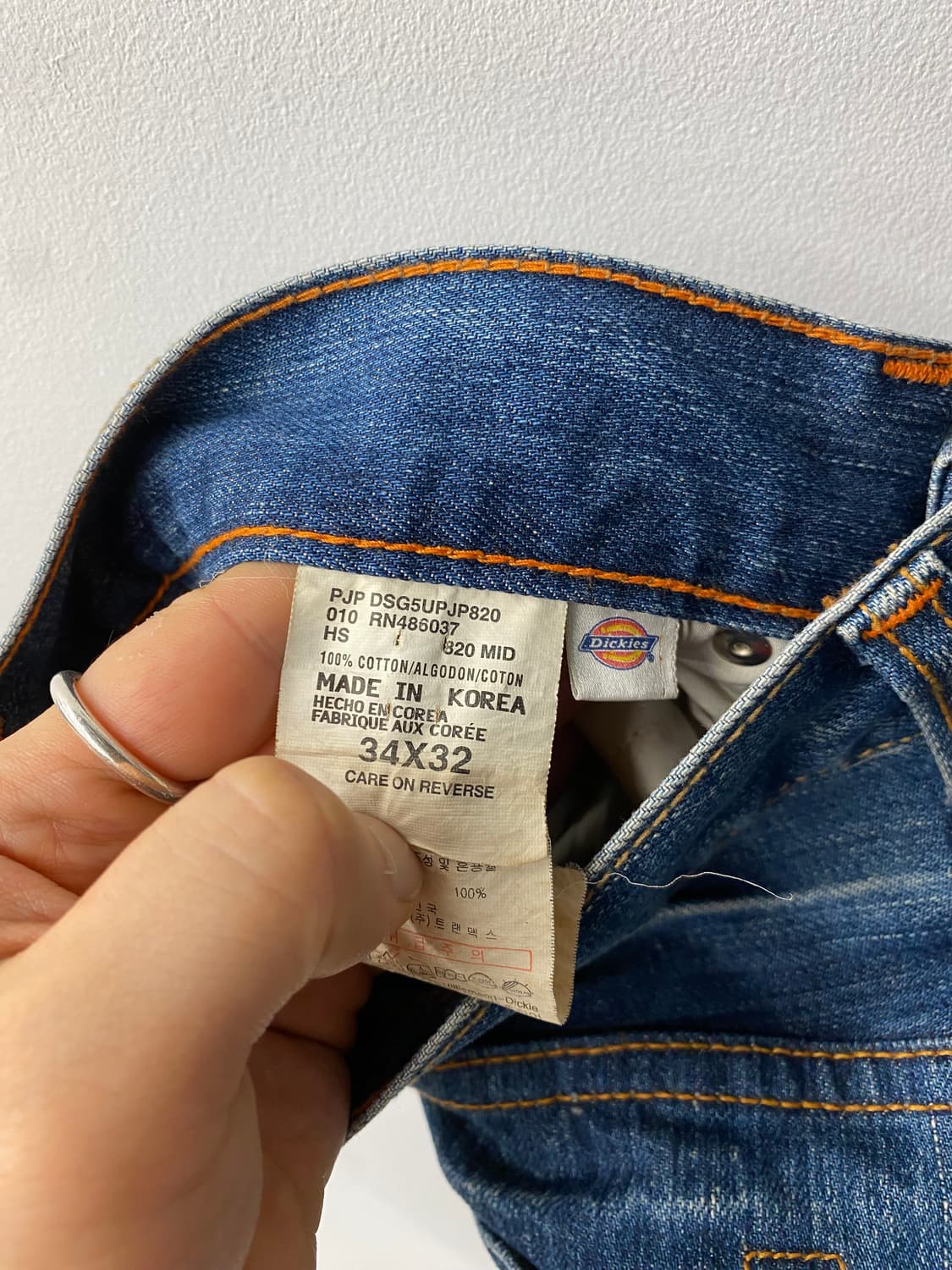 [34] Dickies 디키즈 스트레이트 핏 데님팬츠 상품이미지8