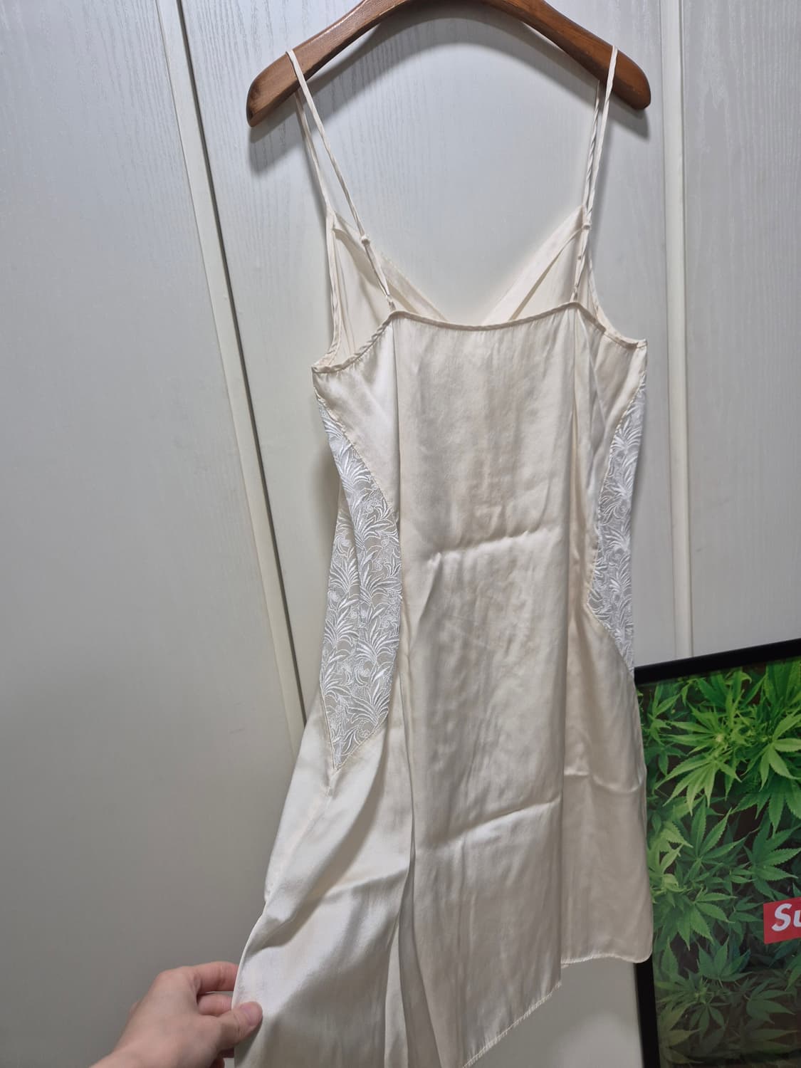 (세일)JPN VTG.아이보리 레이스 슬립 원피스 상품이미지8