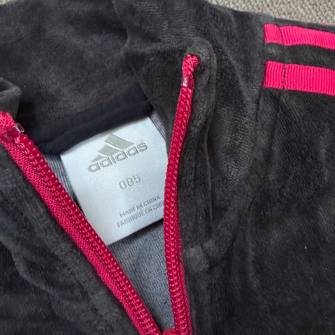 00s adidas 아디다스 우먼스 벨루어 트랙탑 져지 상품이미지3