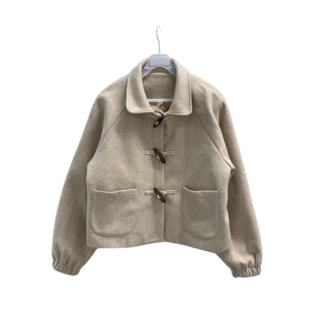 베이지 숏 더플코트 상품이미지2