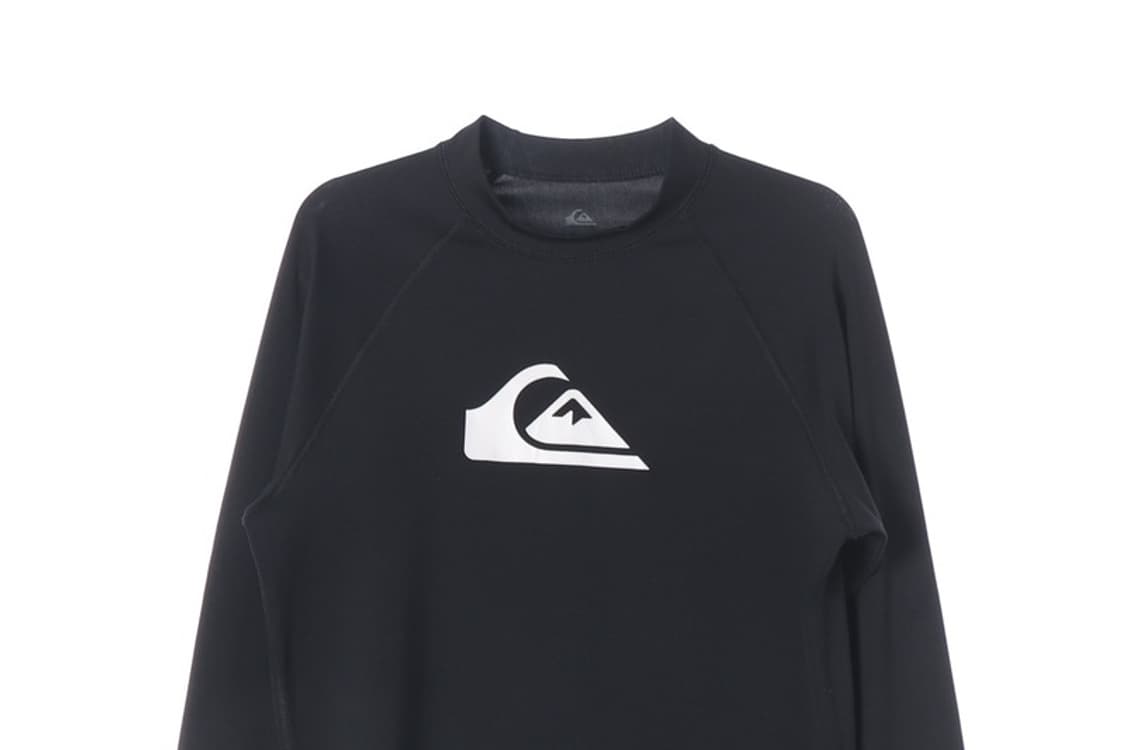 퀵실버 빅로고 블랙 긴팔 래쉬가드 M 상품이미지3