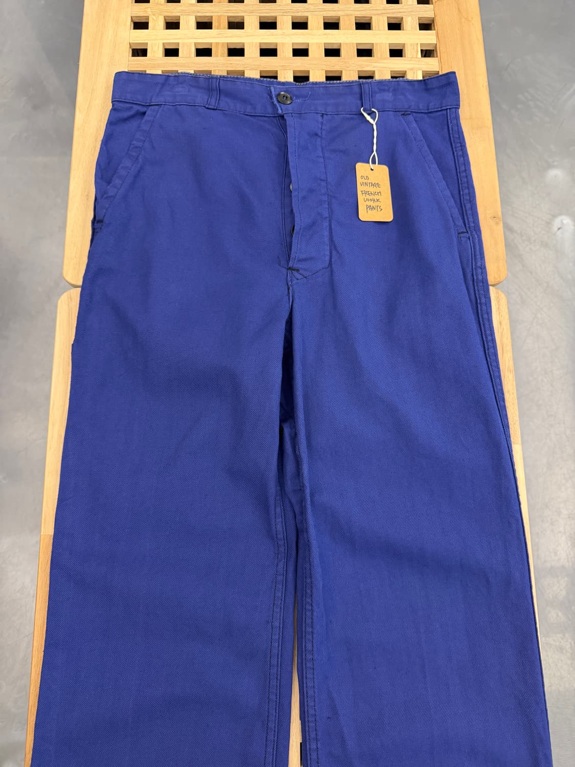 OLD VINTAGE WASHED NAVY FRENCH 프렌치워크팬츠 상품이미지4