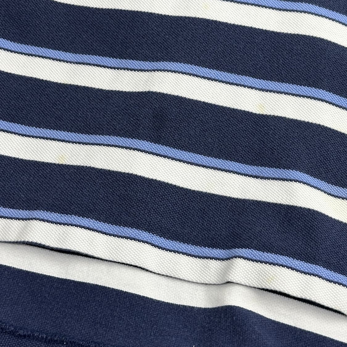 폴로 랄프로렌 스트라이프 반팔 카라 티셔츠 네이비 블루 상품이미지8